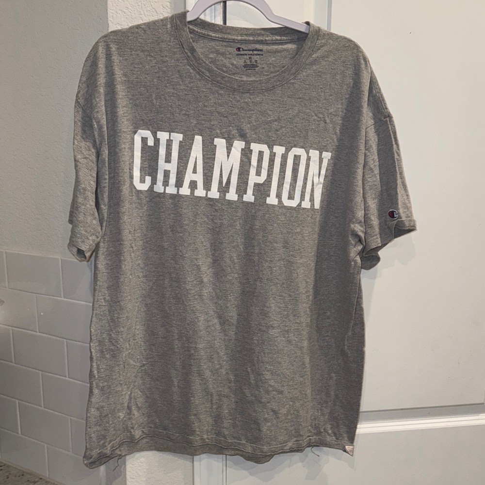 Champion Gray Unisex T-Shirt